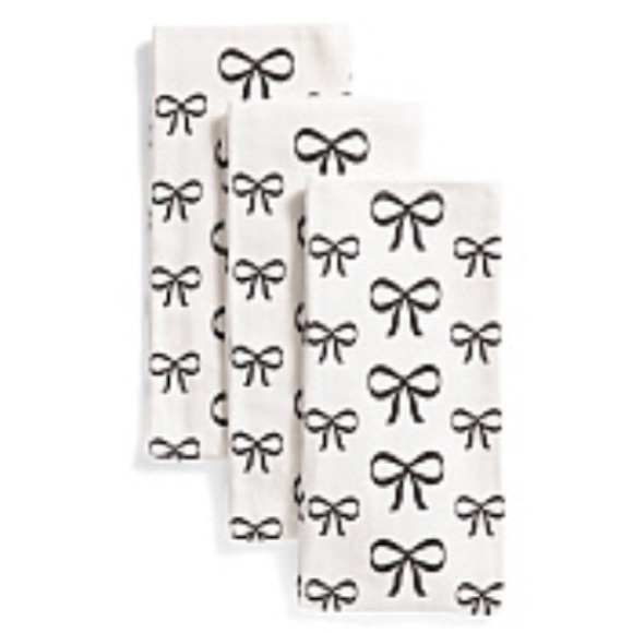 Rachel Zoe BOW Kitchen Towels - Picture 1 of 7